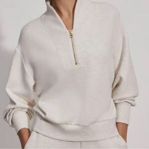 Varley Davidson Sweat in Ivory